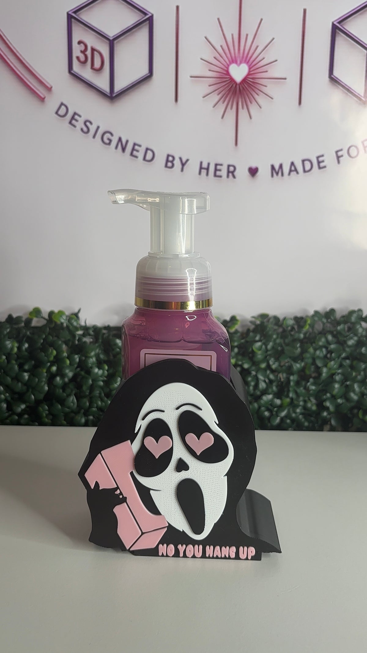Ghost face BBW soap holder