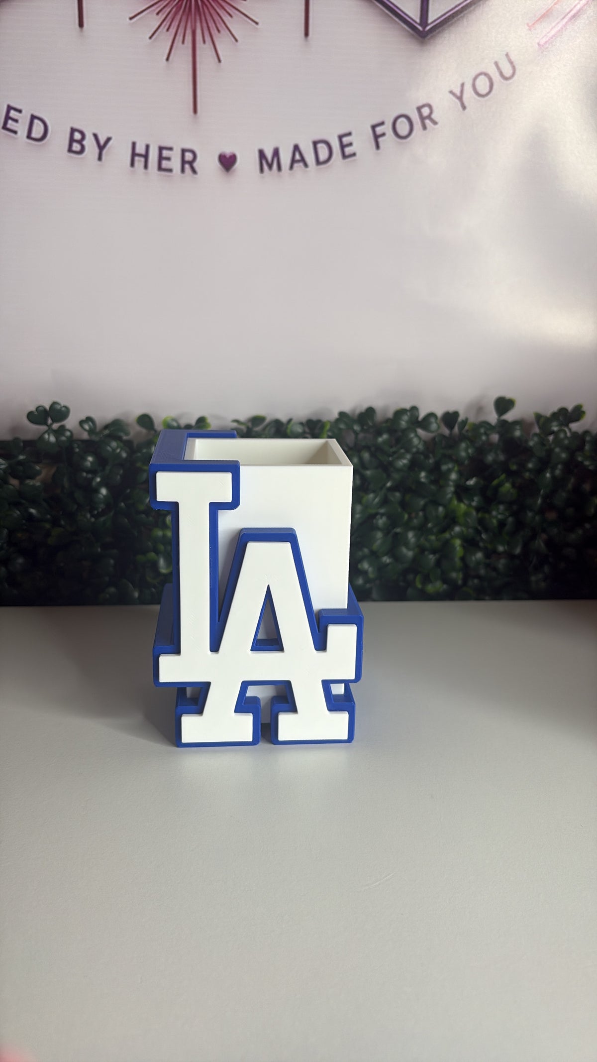 LA pencil holder