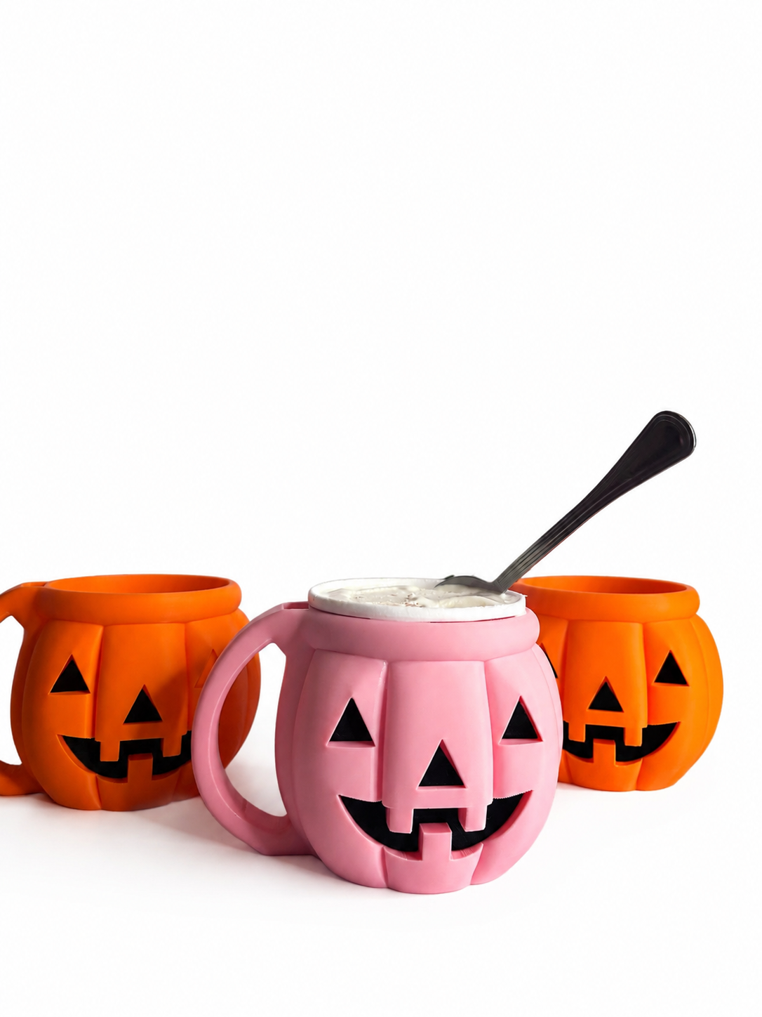 Pumpkin ice cream holder pint